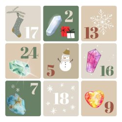 Krystal julekalender 24 dage