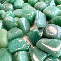 Grn Aventurin Lommesten