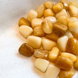 Gul aventurin Lommesten