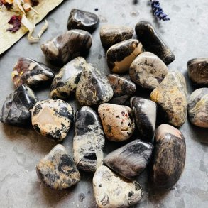 Silverleaf Jaspis Lommesten