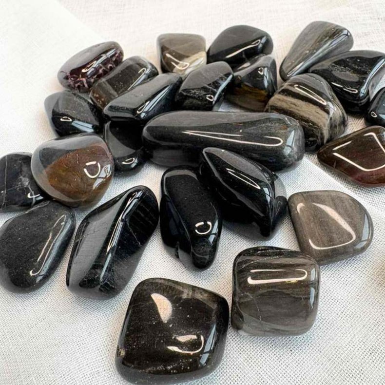 Sort forstenet tr Lommesten