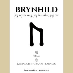 BRYNHILD krystal- og runest