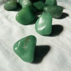 Grn Aventurin store Lommesten